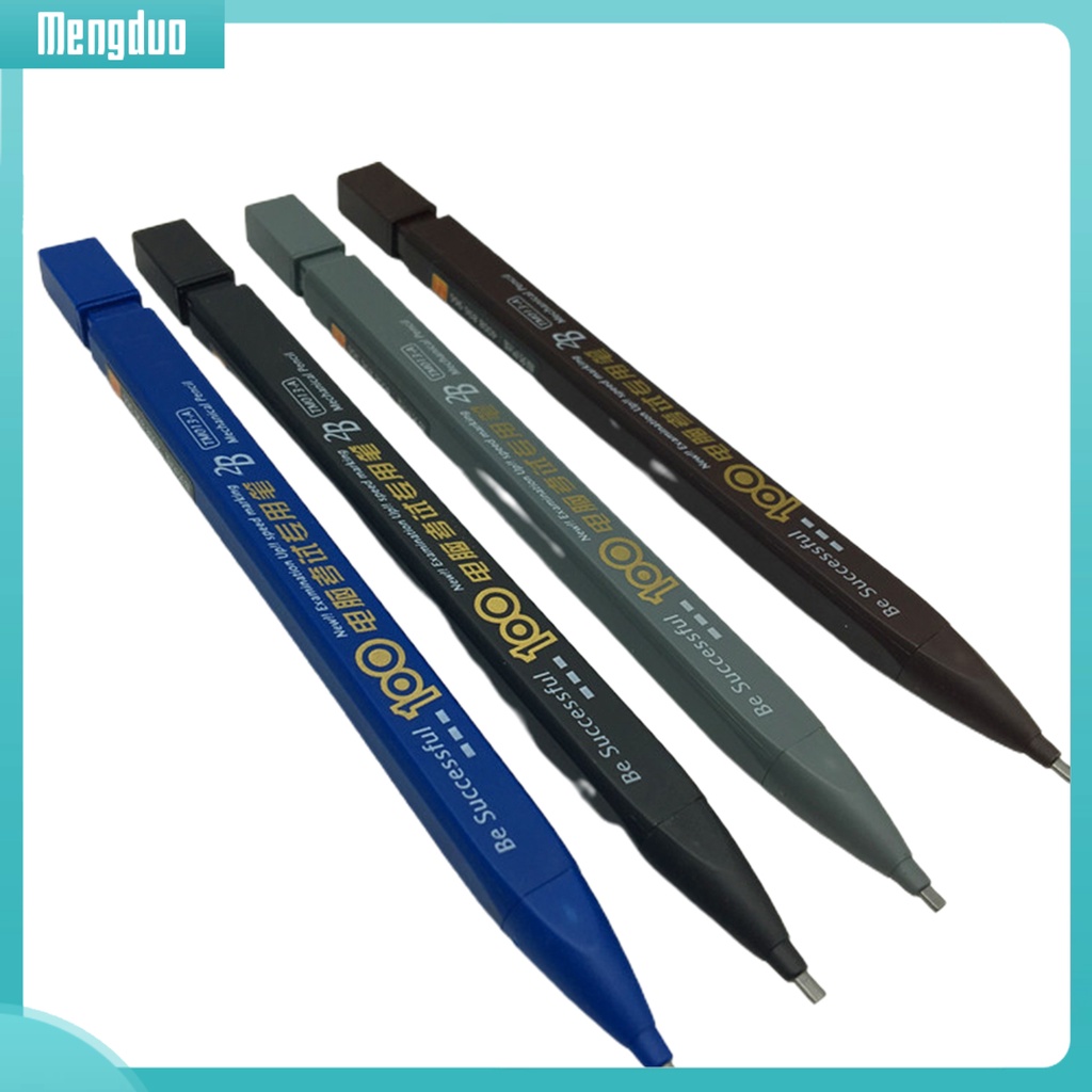 Bộ bút chì ngòi bấm 2B + hộp 6 ngòi chì để thay thế