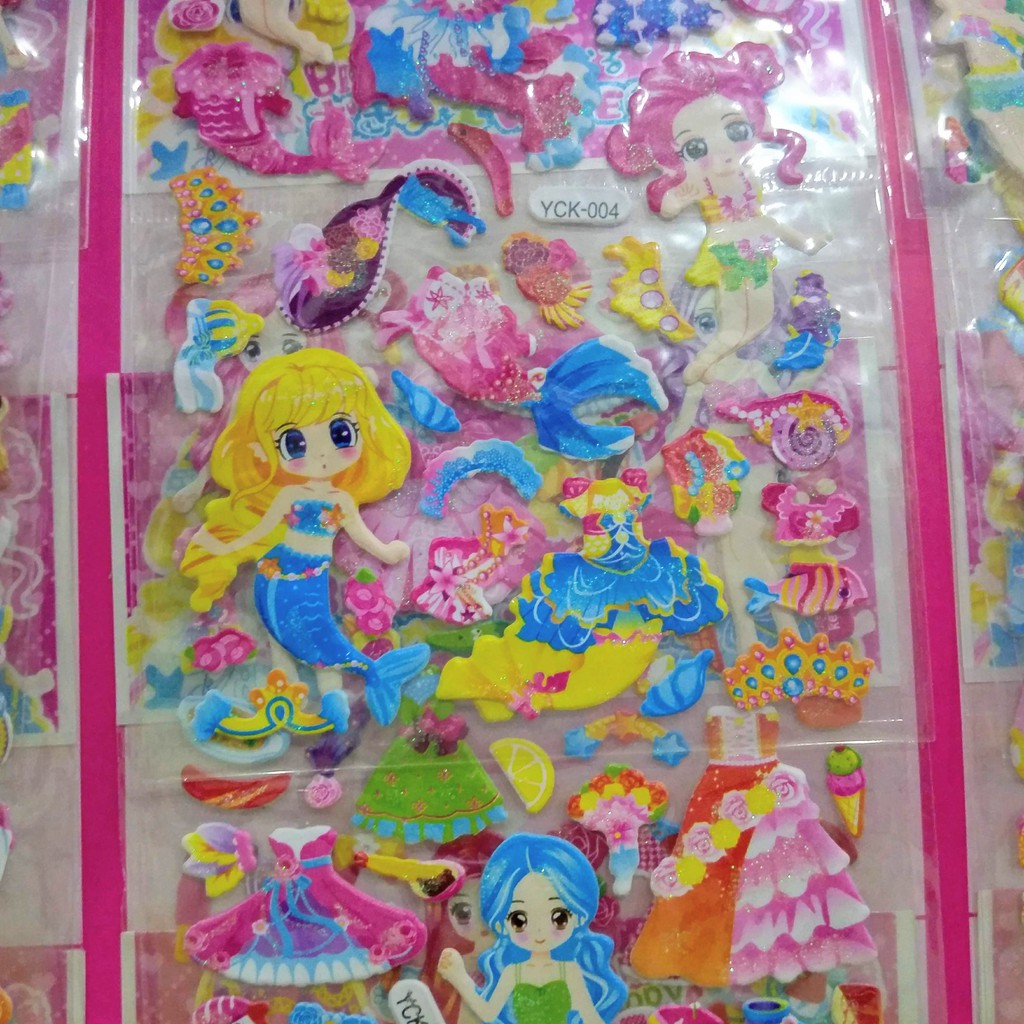 Hình dán búp bê loại nhỏ