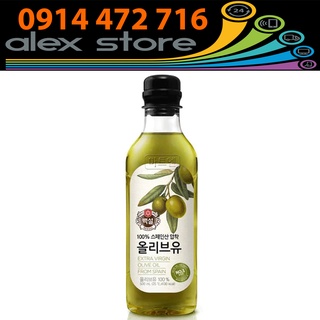 CJ Dầu olive Beksul Extra Virgin chai 500ml - Nhập Khẩu Hàn Quốc