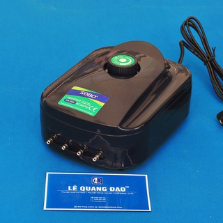 Máy sủi oxi 4 vòi SOBO (tặng kèm 4m dây sủi và 4 quả sủi)