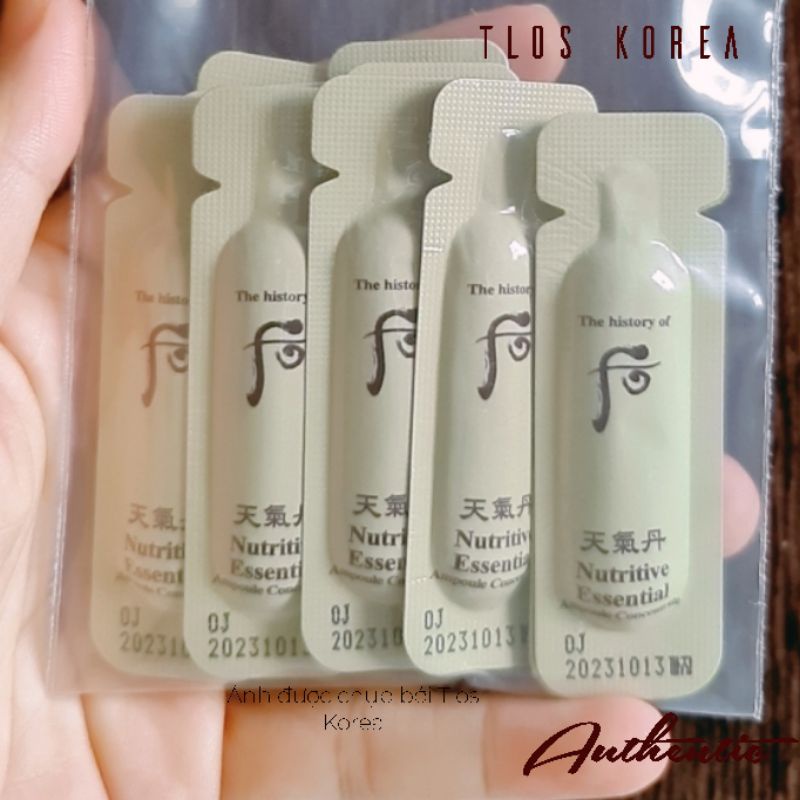 Combo 10 Gói Tinh Chất Sâm Núi Dưỡng Da Chống Lão Hóa Cao전기단 화현 윤 앰플nutritive Essential Ampoule   Concentrate