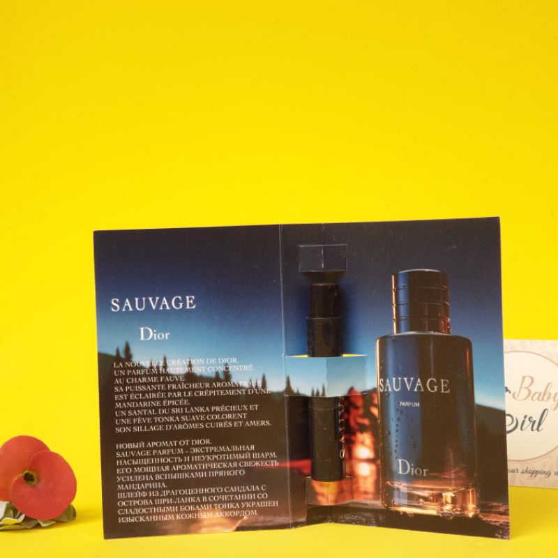 Mẫu Thử Nước Hoa Nam Dior Sauvage 1ml