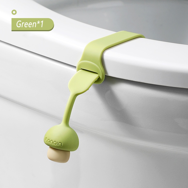 Dụng Cụ Nhấc Nắp Bồn Cầu Chống Tiếp Xúc Hình Nấm Bằng Silicone
