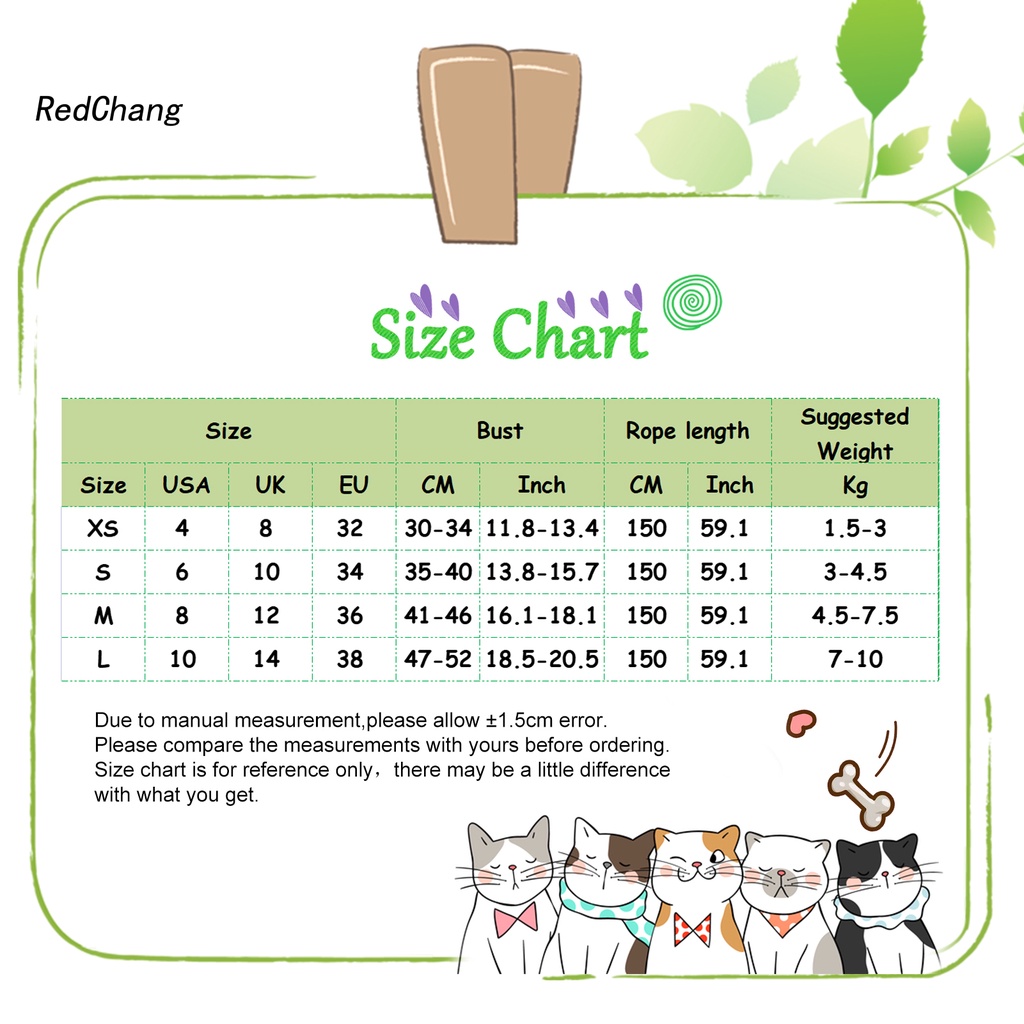 Bộ trang phục cho thú cưng chó cưng vừa và nhỏ có dây đeo ngực / dây buộc chống thất lạc trọng lượng nhẹ tiện dụng