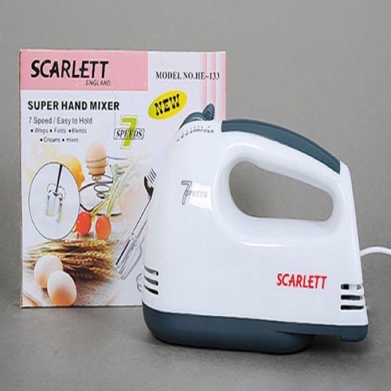 MÁY ĐÁNH TRỨNG CẦM TAY 7 CẤP ĐỘ SCARLETT HE 133