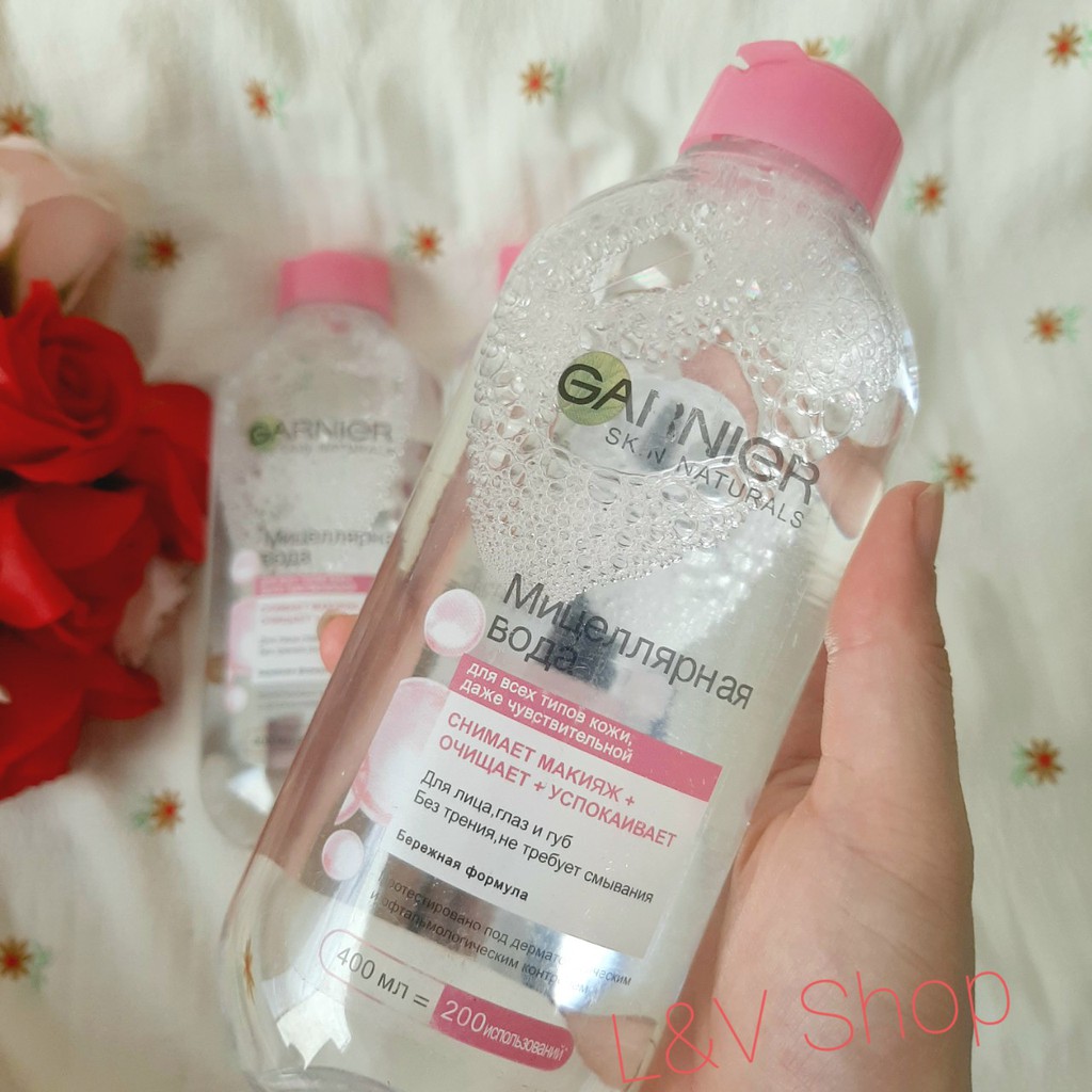 [L&amp;V] Nước tẩy trang Garnier Micellar cleansing water NGA