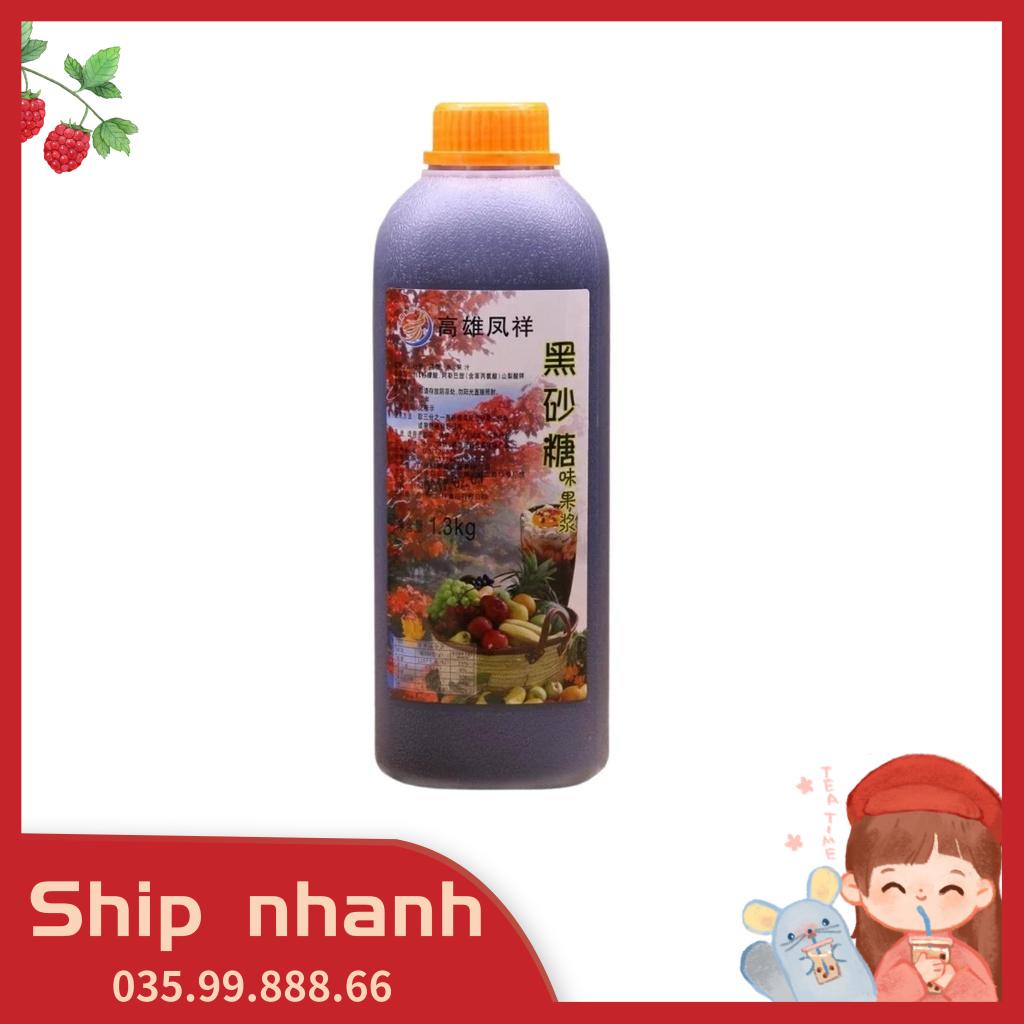 Siro Đường Đen fengxiang 1,3kg sữa tươi trân châu đường nâu