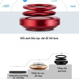 Sáp thơm khử mùi ô tô vòng xoay vô cực nam châm [Sap Thom]