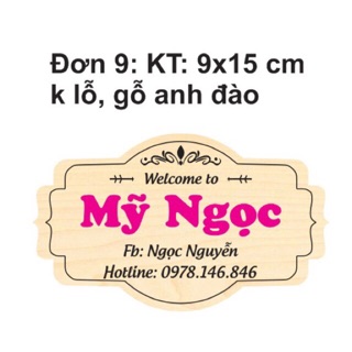 Bảng gỗ của Ngọc