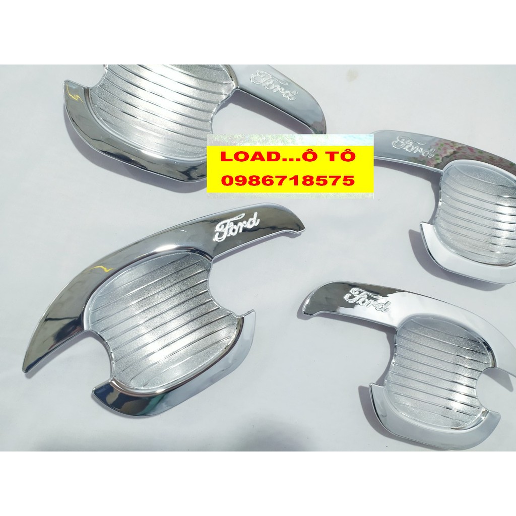 Ốp Hõm Cửa Ford Everest 2010-2015 Nhựa ABS Mạ Crom Sáng Bóng