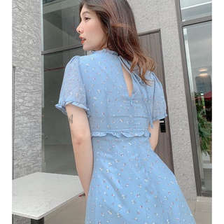 Đầm NIKA - Đầm cổ tim bèo