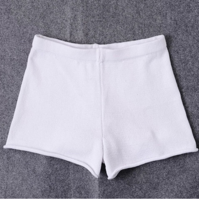 Quần sọt len trắng New 100%