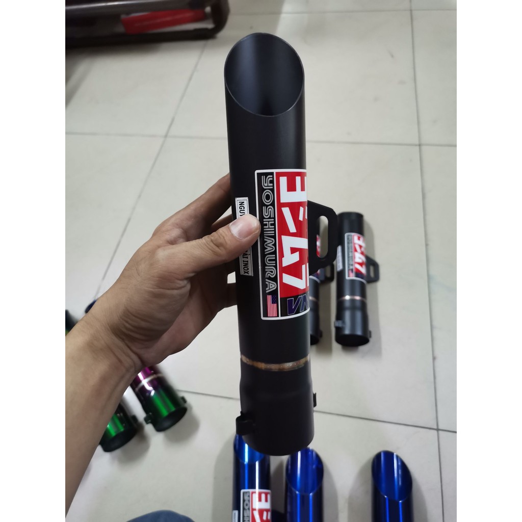 Pô xe máy toke kou inox không nỉ