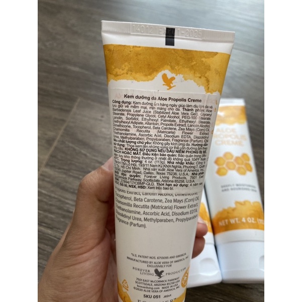 Kem dưỡng trắng da trị thâm mụn  Aloe propolis creme 051flp