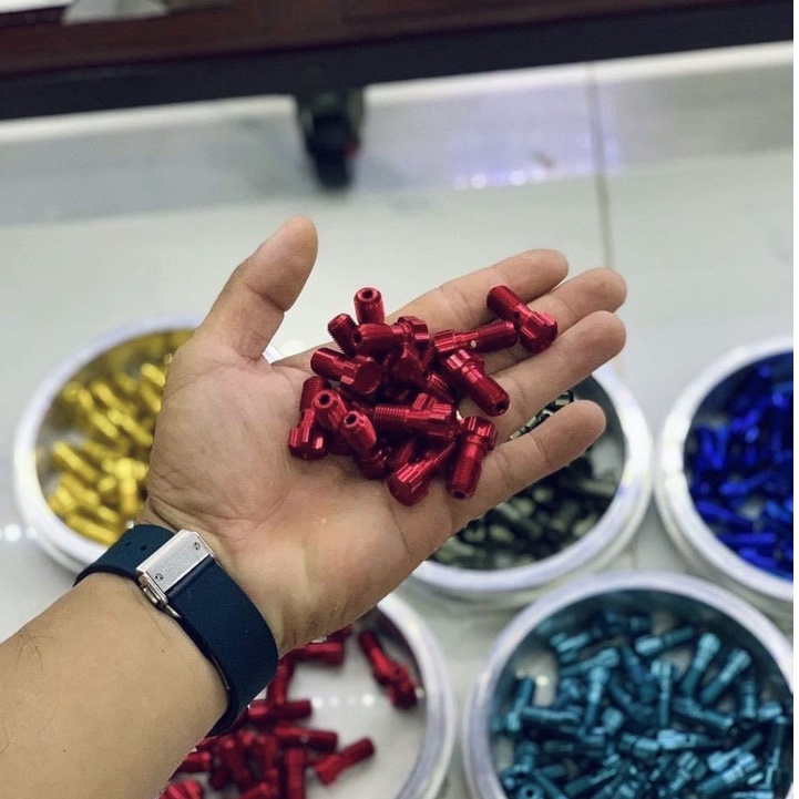 Ốc Nhôm Brembo gắn heo brembo đủ màu