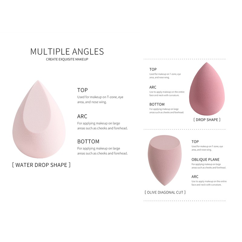 MAGEFY 8 miếng mút trang điểm kèm hộp