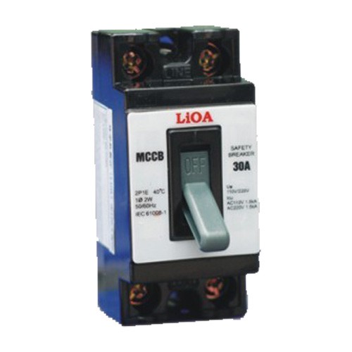 Atomat Lioa 30A, CB  Lioa 30A, Atomat LiOA loại 2 cực 1 tiếp điểm.