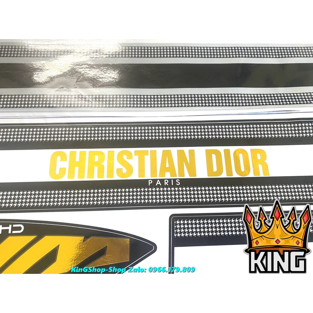 Tem Rời Dior Ghép Crom Wave 110cc Siêu Đẹp -Ảnh Thật