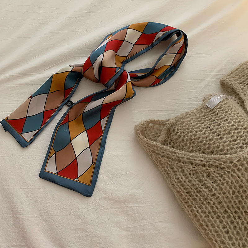 Dây Cột Tóc Lụa Phong Cách Hàn Quốc Xinh Xắn Cho Nữ