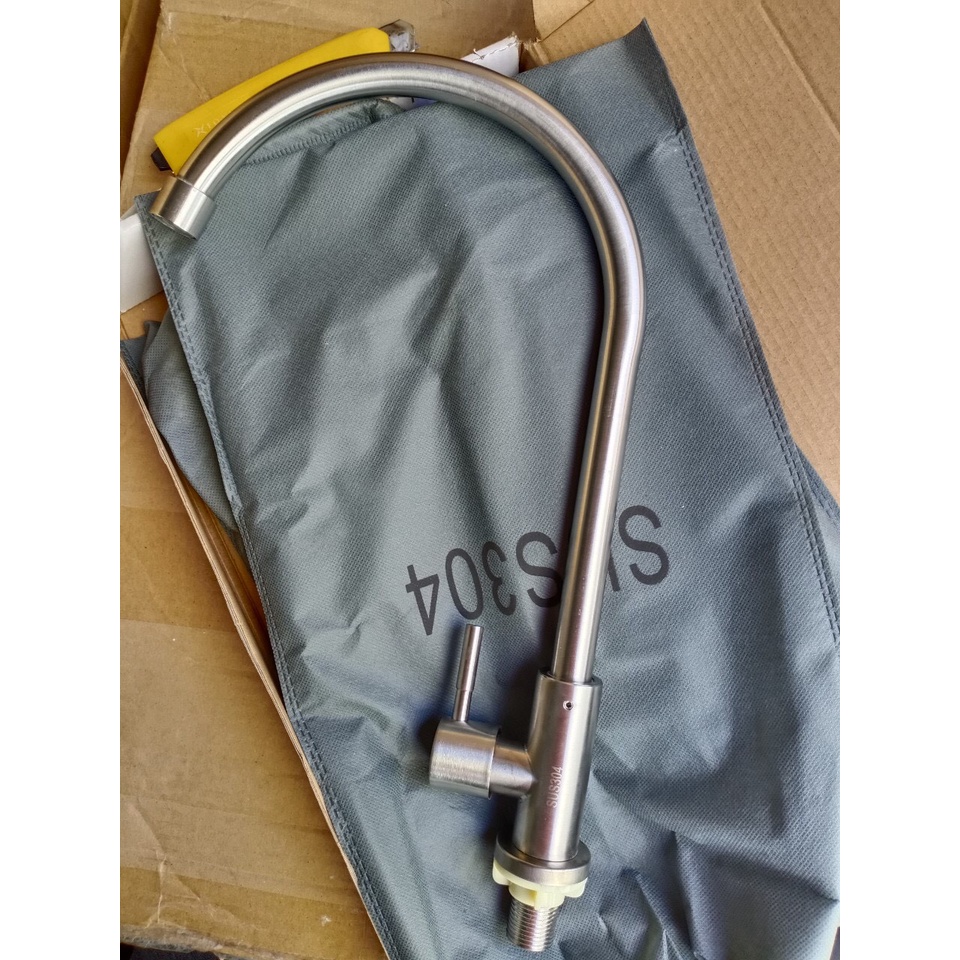 Vòi rửa chén inox 304 xoay 360 độ bền đẹp