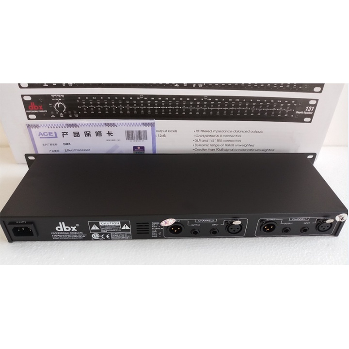 Đầu lọc xì Equalizer DBX 215 vang karaoke
