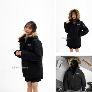 áo parka guess dáng ngắn