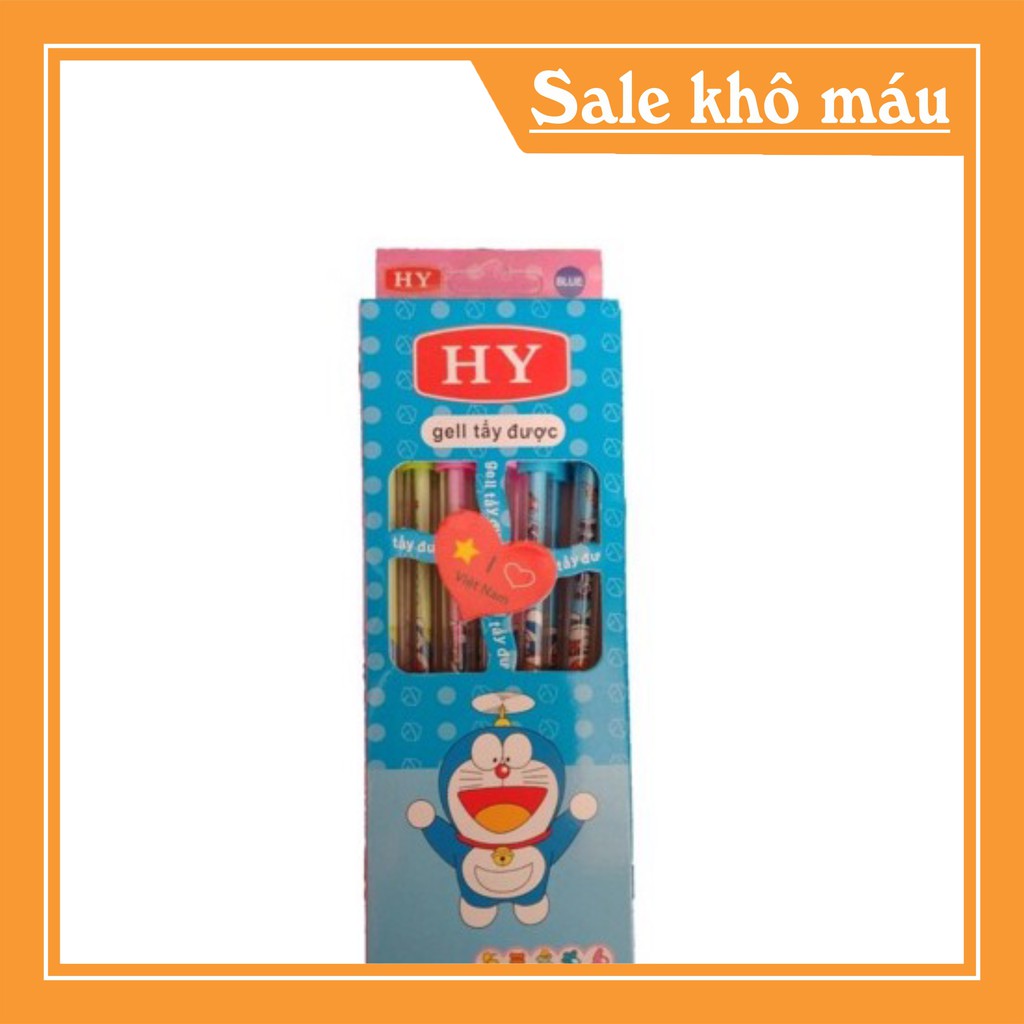 Bút bi tẩy đôremon xóa được - Bút Bi Tẩy Xóa Dễ Dàng ( gồm 144 cái)