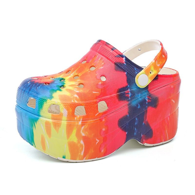 Sandal Cao Gót 10cm / 4 Inches Đế Xuồng Hai size EU36-42 Cho Nữ