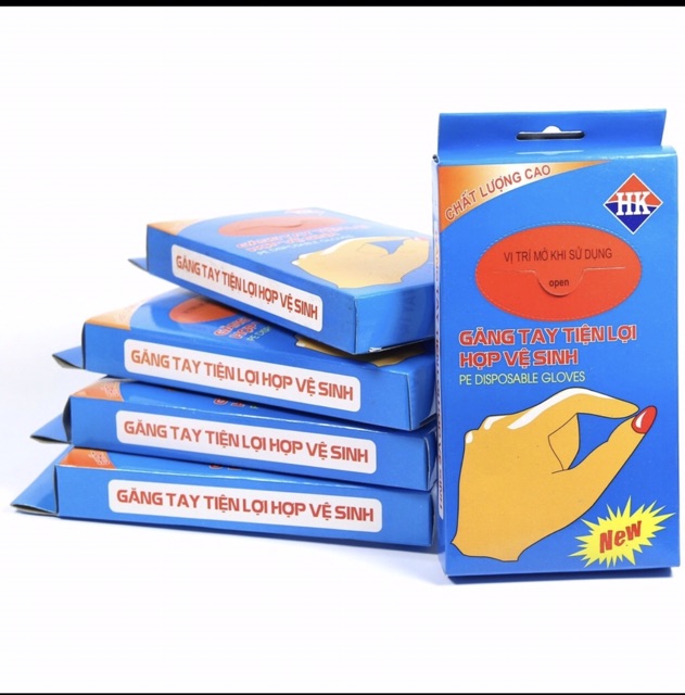 Găng tay ni long dùng 1 lần tiện lợi (80-100 chiếc/ hộp)