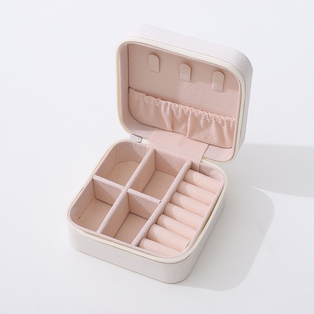 Hộp Đựng Trang Sức Đa Năng Chất Liệu Da Pu