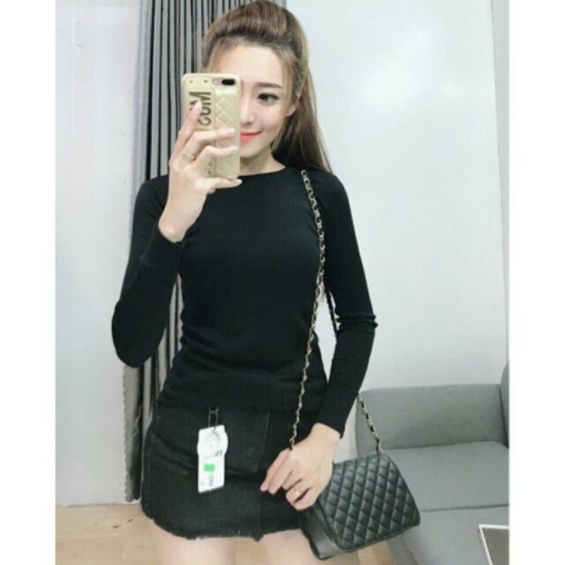 Áo tay dài cổ tròn | BigBuy360 - bigbuy360.vn