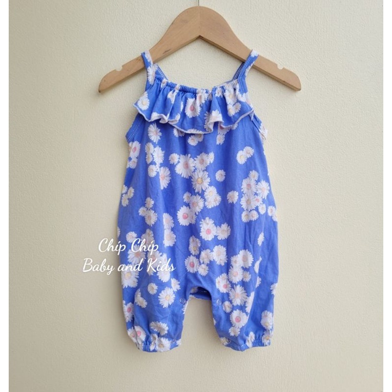 Body đùi 2 dây bèo ngực cho bé gái chất cotton mềm mát