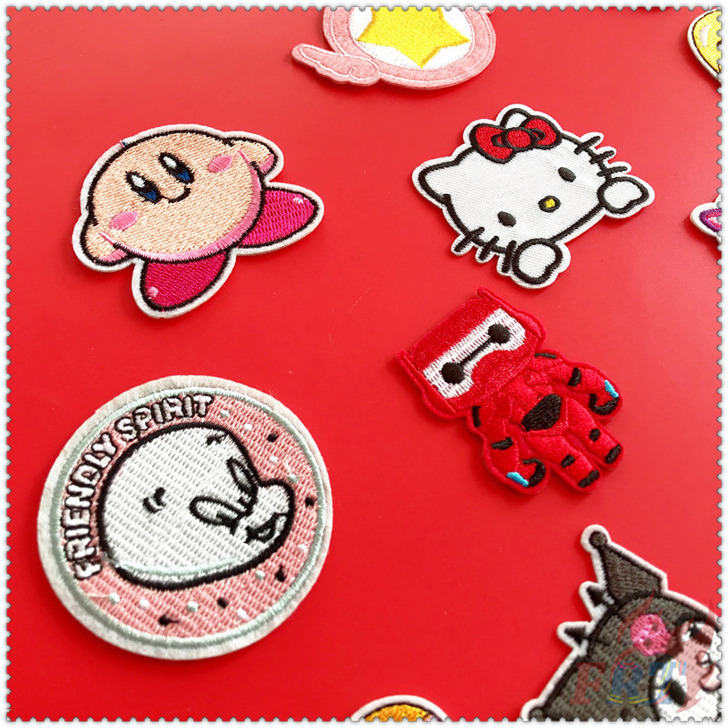 Miếng vá ủi thêu hình nhân vật game Super Mario dễ thương