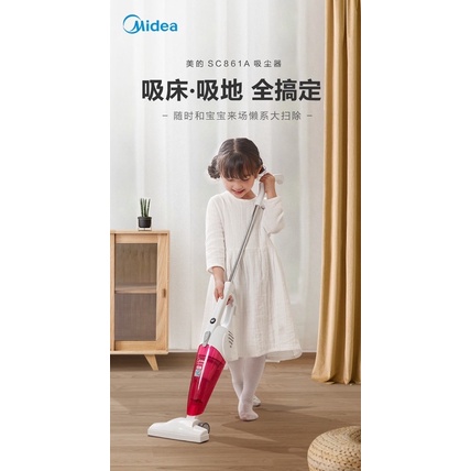 MÁY HÚT BỤI MIDEA CẦM TAY- LỰC HÚT CỰC MẠNH 15000 mpa Cáo đeo nơ