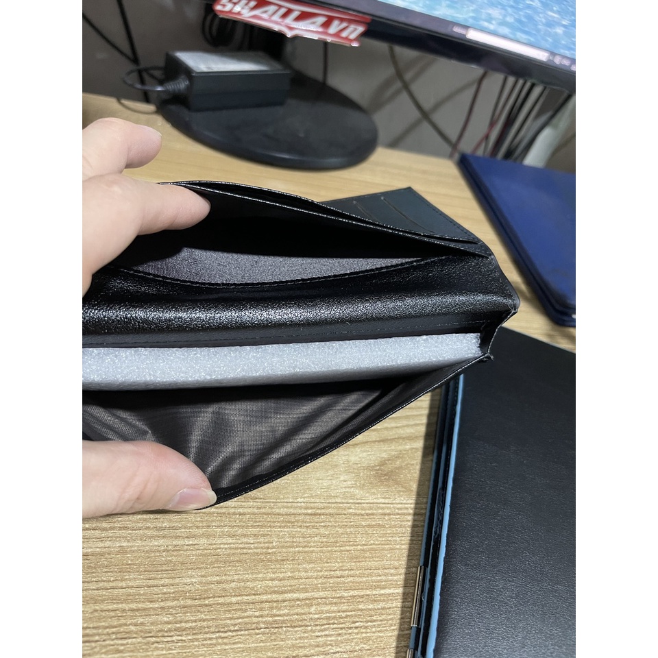 Ví dài cầm tay nam nữ Bấm góc K501 Shalla