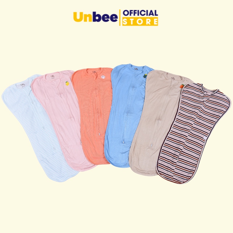 Nhộng Chũn Cho Bé Ngủ Ngon, Tránh Giật Mình Chất Cotton Mềm Mại Co Giãn Đàn Hồi Cực Tốt - Zunbaby - NC001