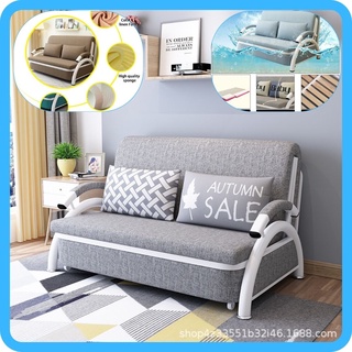 Giường gấp gọn thành ghế sofa giường sofa gấp gọn giường đa năng nệm bọt biển tự nhiên khung thép cường lực