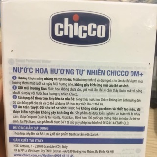 Nước hoa Chicco