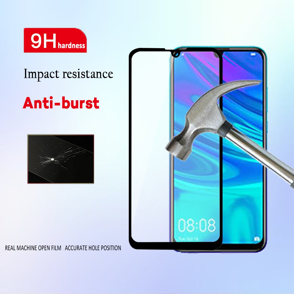 Huawei Y7 Pro 2019, Kính cường lực 9D full màn hình - keo dính toàn màn hình