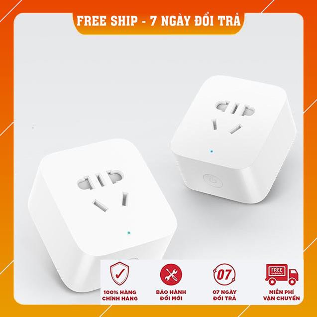 Ổ cắm thông minh Xiaomi kết nối Wifi có thể hẹn giờ điều khiển từ xa bằng phần mềm trên điện thoại