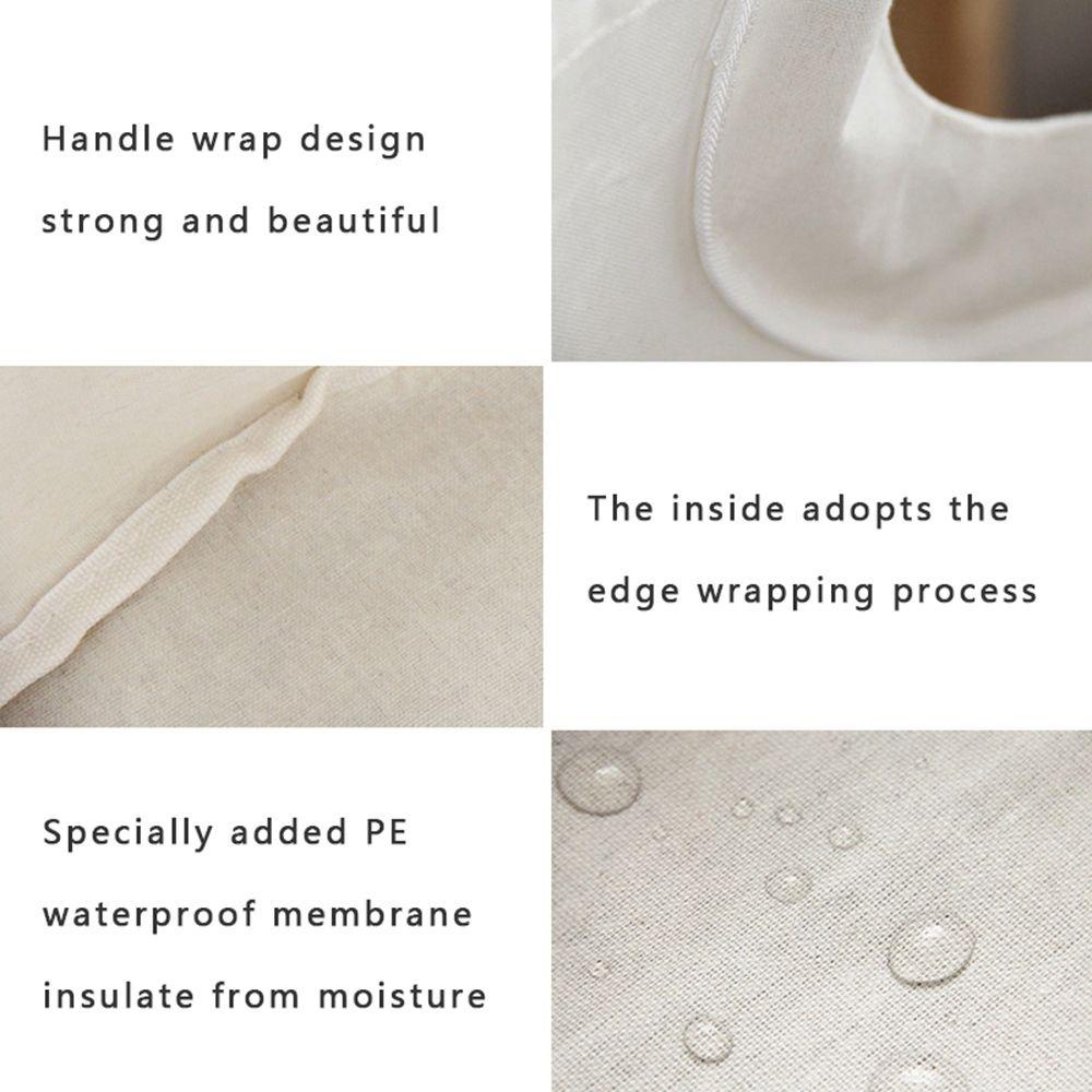Giỏ Đựng Đồ Giặt Bằng Cotton Lanh Bền Sức Chứa Lớn Chống Nước