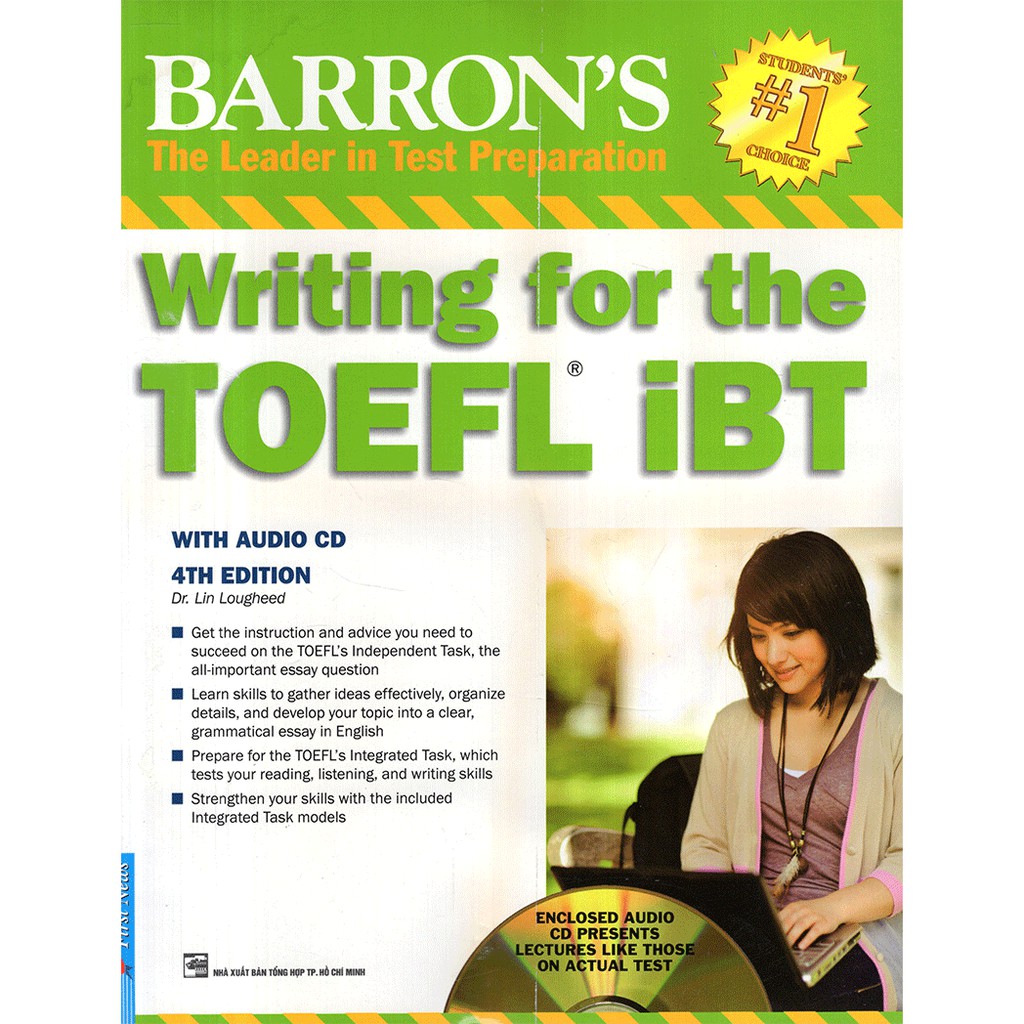 Sách - Barron's Writing for the TOEFL iBT 4th (kèm 1CD)