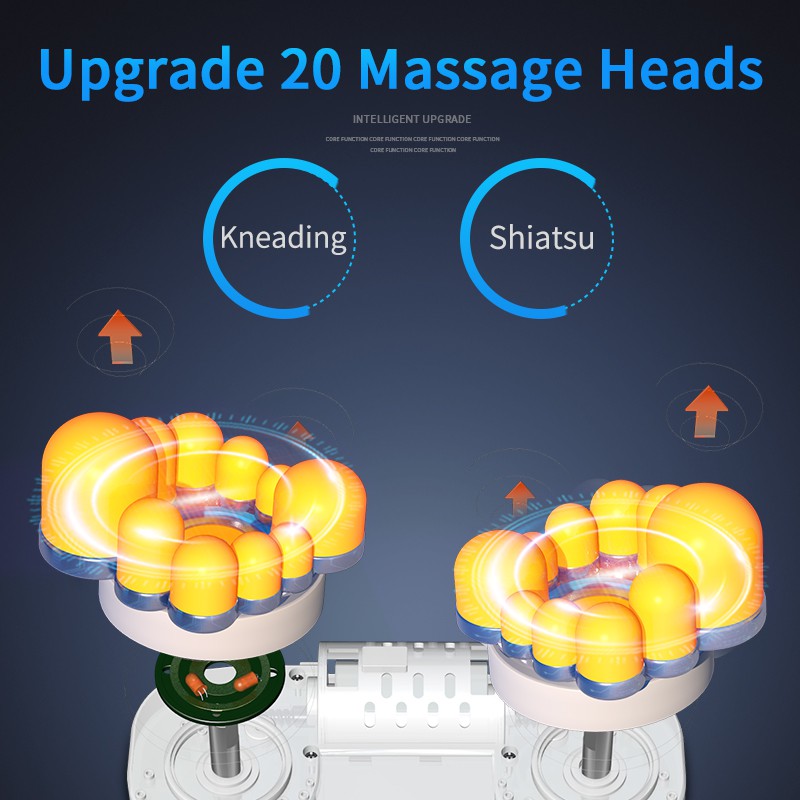 Máy Massage Jinkairui Shiatsu Sử Dụng Kép Với Hệ Thống Sưởi Hồng Ngoại Thiết Kế Di Động