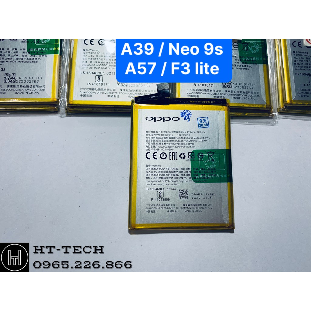 [Mã ELFLASH5 giảm 20K đơn 50K] Pin OPPO A39 / A57 / Neo 9s / F3 lite / BLP619