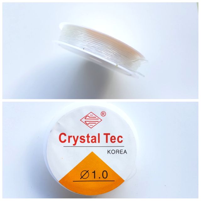 1 cuộn cước thun Korea 1.0/ 5.5m cước chun xỏ hạt làm vòng tay