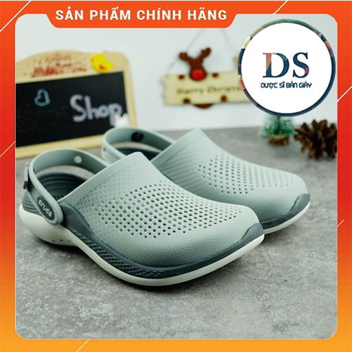 Dép Cross Literide 360 Nam Nữ màu Xám , Hàng loại 1 full tag, full box hãng