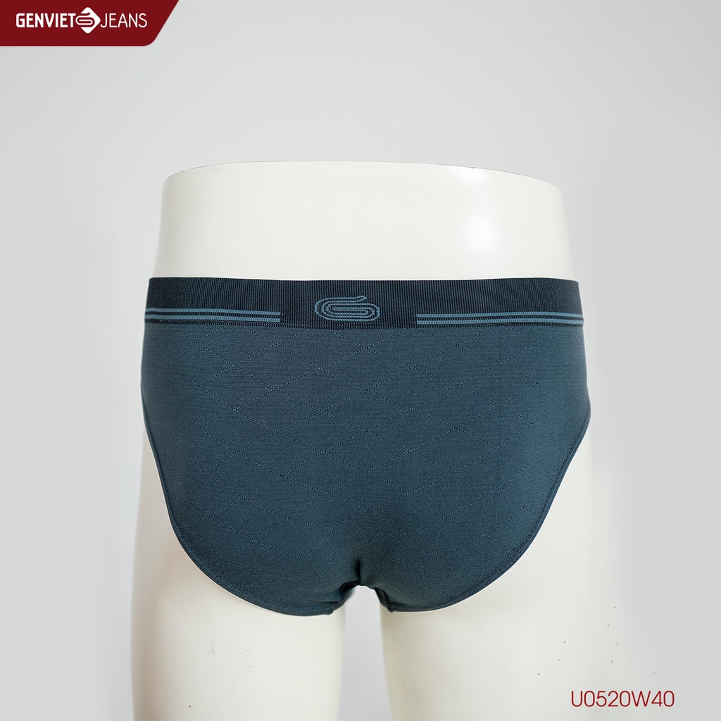 Quần Sịp Lót Nam Genviet Jeans Plus Dáng Tam Giác Chất Liệu Cotton Co DãU0520W40
