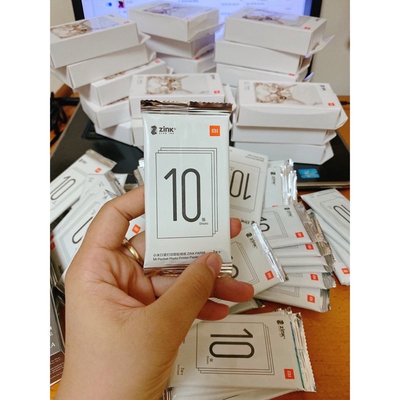 Máy in ảnh thông minh mini cầm tay XIAOMI/ HPRT 300dpi 500mAh chất lượng cao💚