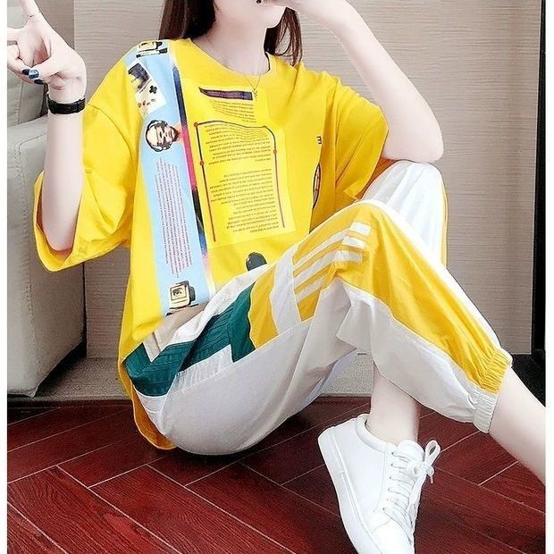 Bộ Đồ Thể Thao Một Mảnh In Họa Tiết Thời Trang Mùa Xuân Cho Nữ | BigBuy360 - bigbuy360.vn