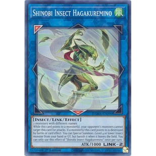 Thẻ bài Yugioh Shinobi Insect Hagakuremino - DAMA-EN096 - Common 1st Edition
